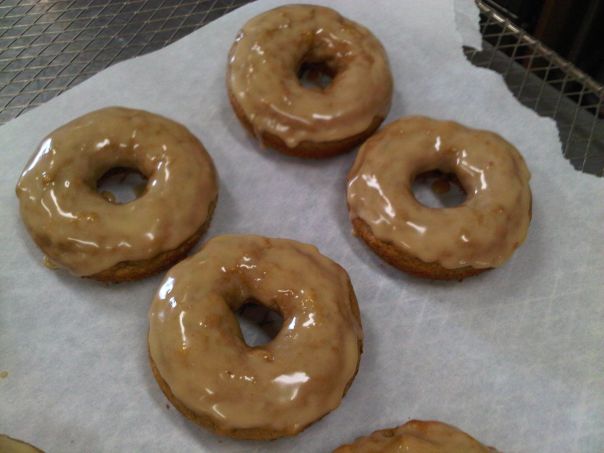Gluten-free maple glazed donut